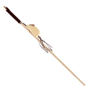 Игрушка-дразнилка для кошек из натуральных материалов 