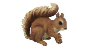 Белочка с орехом наклонившаяся (ПОЛИСТОУН)-МТ