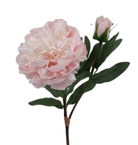 Иск.цветы Пион h58см бледно роз.