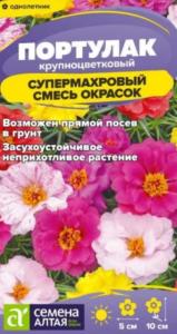 Портулак Супермахровый 0,02г Одн смесь 10см (Сем Алт)