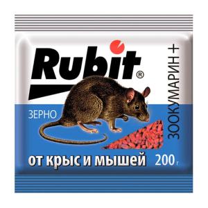 Зоокумарин+ РУБИТ зерно 200г -30 РОСТИ