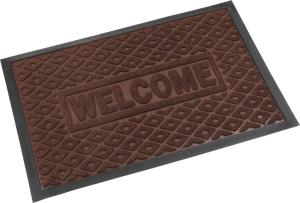 Коврик придверный с ворсом на резин. основе 40х60см коричневый-24шт Коврик придверный с ворсом на резин. основе 40х60см коричневый-24шт