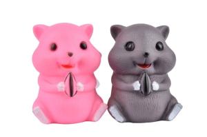 Игрушка-пищалка д-собак Хомячок h=8.5см микс арт.10121-1996 Код267408