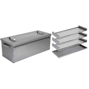 Коптильня 400х280х160мм, 3-х ярусная, с поодоном BOYSCOUT-1