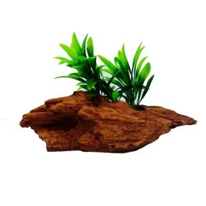 Декорация д-аквариума Куст на коряге  пластик ВК-95