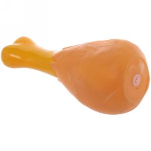 Игрушка резин Куриная голень гриль 12х6х4см с пищалкой арт.10922-8584 1-12 ЧД