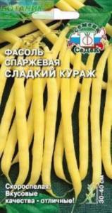 Фасоль Сладкий кураж желтая кустовая спаржевая 5г Ранн (Седек)