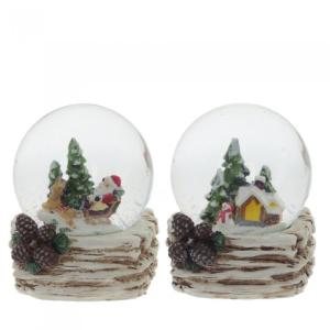 Фигурка декоративная в стеклянном шаре 