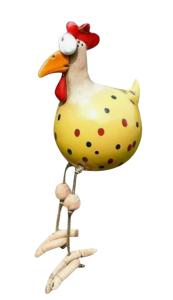 Фигурка керамика Петюня сидячий желтый 9*11*12 Китай