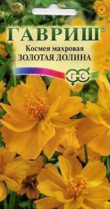 Космея Золотая Долина махровая 0,3г Одн 100см (Гавриш)