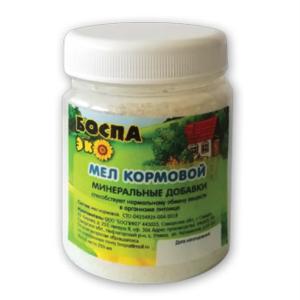 БОСПА ЭКО Минеральная добавка мел кормовой - банка 250 мл БОСПА ЭКО Минеральная добавка мел кормовой - банка 250 мл
