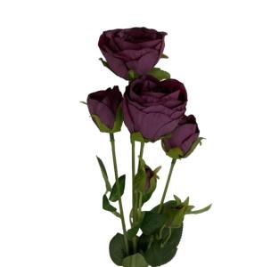 Искусственные цветы Ветка розы 