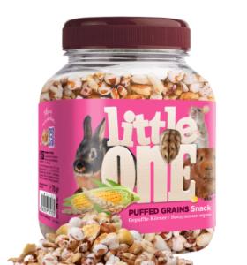 Лакомства д/грызунов Воздушные зерна 70г банка Little One