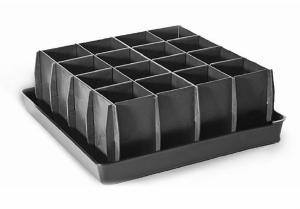 Ящик для рассады пластик на 16 ячеек (28х28х10)-20 ПП