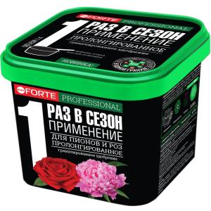 Для роз и пионов 1л Бона Форте пролонгированное удобрение с кремнием 2/12/384 БФ