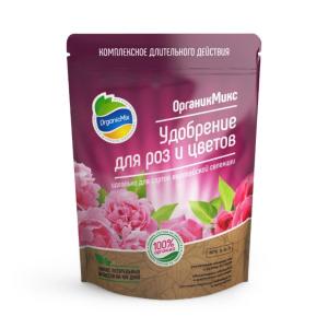 Для роз и цветов 0,85кг ОрганикМикс органическое удобрение 2/10/560 БКС