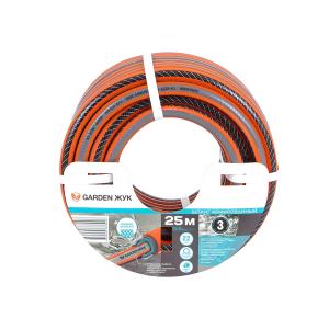 Шланг ПВХ Garden 1/2" (25 м) 3-х слойный армированный пищевой /1 ЖУК