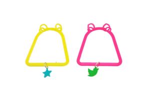 Игрушка д/птиц Качели в клетку ЕВРО с подвесом, 9,5*9,5см