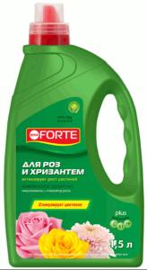 ЖКУ для роз и хризантем 1,5л Бона Форте для открытого грунта минеральное 2/4 БФ