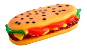 Игрушка резин Сэндвич d13*7*3см/Китай