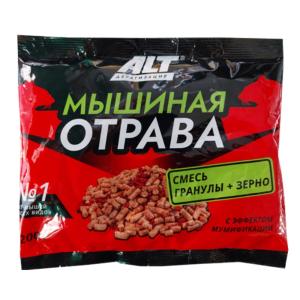Зерно 200г+ гранулы Мышиная отрава №1 10-30 Родемос