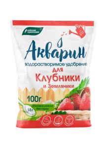 Для клубники-землян  Акварин  удобр 0,1 кг 5-20 БХЗ