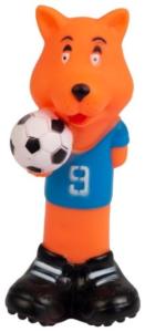 Игрушка винил Лис футболист 16,5х6х6см-DE005-Китай