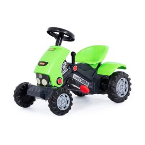 Каталка-трактор с педалями Turbo-2 зелёная