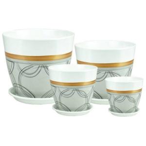 Бутон КОЛЬЦА к-т из 4-х серый