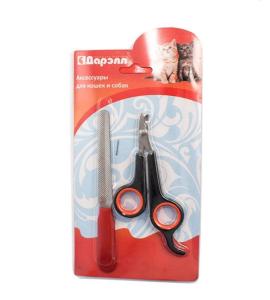 Набор Ножницы-когтерезы с упором + пилка для когтей