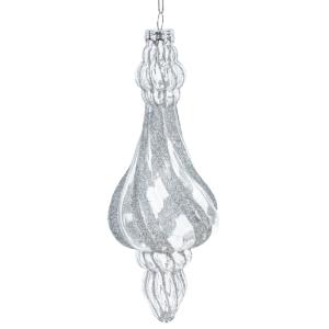 Декор подвесной Фигурная сосулька, L7 W7 H19 см