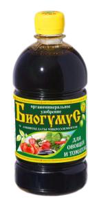 ЖКУ Биогумус д/овощей и томатов 0,5л Сила жизни органоминеральное 8/8/816 СЖ