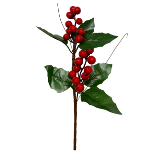 Иск.цветы Ветка с ягодами h39