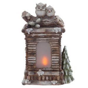Фигурка декоративная Камин (подсветка, 3xAAA), L32 W16,5 H49 см Фигурка декоративная Камин (подсветка, 3xAAA), L32 W16,5 H49 см