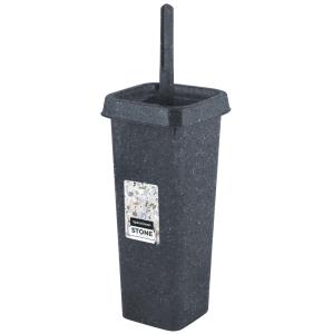 Ершик с подставкой закрытый WC Stone-8 ПлР