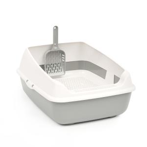 Туалет с высокими бортами, сеткой и совком 50,5х39х23,5см