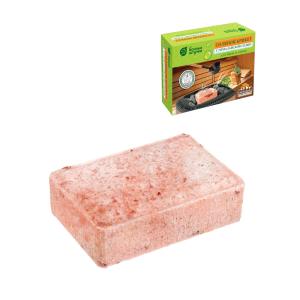 Соляной брикет д-бани гималайской солью 1,3кг(15х10х5см)-9