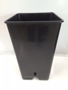 Горшок для рассады V-2л. 12х12х19.5 квадр- литой- 5 МС