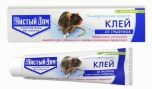 Клей ЧИСТЫЙ ДОМ (от грызунов и насекомых) 130г-24-6 ТЭ