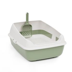 Туалет д-кошек Юта 45,5х35,5х15см с бортом, сеткой и совком 1-14