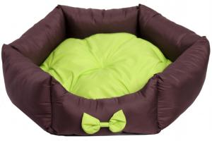 Лежанка Комфорт р.S 52х53х14см голубая-LM4090-002-Lion