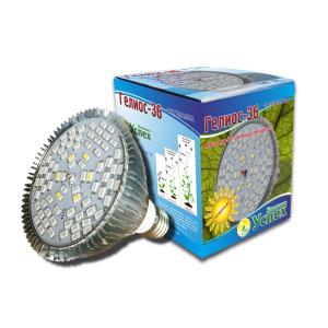 Фитолампа Гелиос-36 д-подсвечивания растений 1-1 Успех