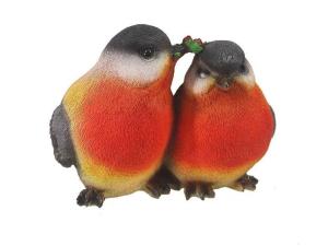 Снегири с ягодами L24 W21 H17 см