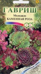 Молодило Каменная роза 0,0г сер.Альп.горка Гавриш (д-цв.ковров)