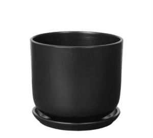 Блэк 5 горшок с поддоном 5,4л d22 h19см цилиндр