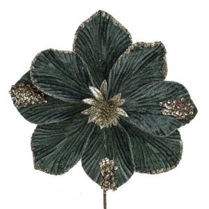 Цветок искусственный Магнолия, L22 W22 H27 см