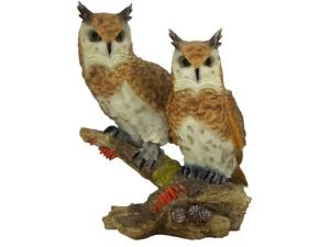 Филин пара L25 W18,5 H34 см (ПОЛИСТОУН)