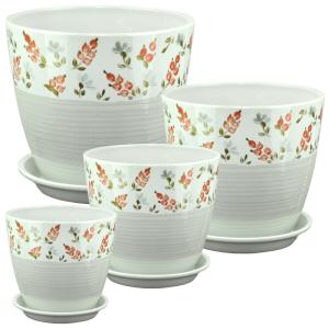 Бутон Роспись (172)  к-т из 4-х 1л, 2л, 3,8л, 5,4л    