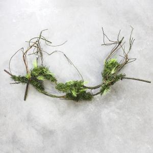 Искусственные цветы Ветка сосновая со мхом EA2083