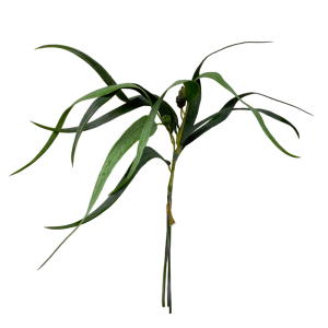 Иск.цветы Ветка зелени из силикона h60 см